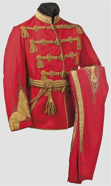 An Austrian Cavalry Generals Uniform In Hungarian Gala Style Circa