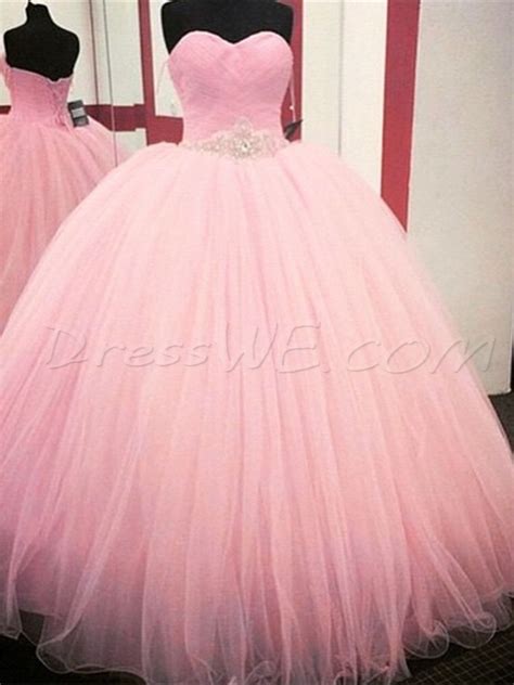 Ball gown round neck tulle appliques wedding dress open back. Flattering Strapless Sweetheart Neckline Lace-Up Ball Gown ...