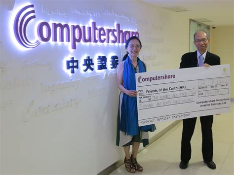 Acknowledgement Of Computershare Hong Kong Investor Services Limiteds
