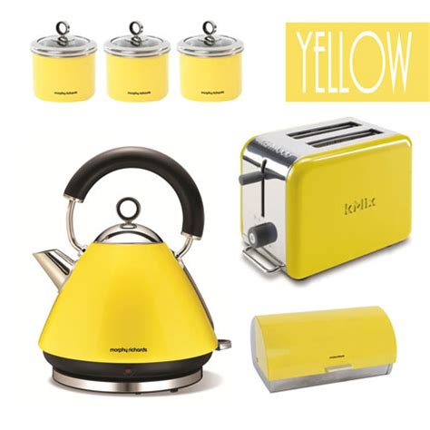 Mixing green, cream or white, light yellow kitchen cabinets, dining furniture and storage shelves with creamy white walls create bright, spacious and modern wooden kitchen cabinets painted yellow, green floor mat and kitchen accessories. Yellow Kitchen Accessories