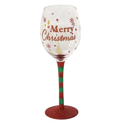 Merry Christmas Wine Glass Treasured Ts For You