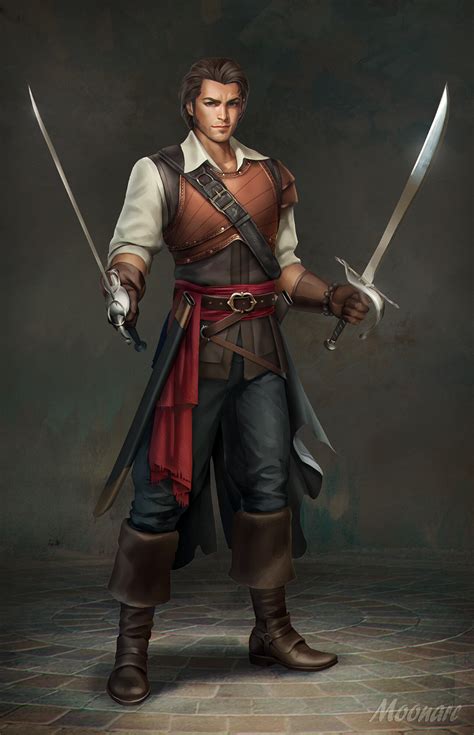 ArtStation - D&D Character Pirate, Audia Pahlevi | Character portraits