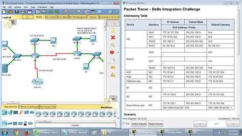Ccna V6 Packet Tracer 8 3 1 2 Skill Integration Challenge Part Ccnav6