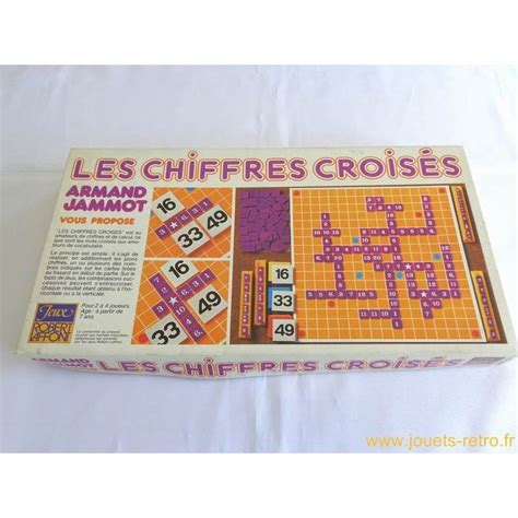 Les Chiffres Croisés Jeux Robert Laffont 1975 Jouets Rétro Jeux De