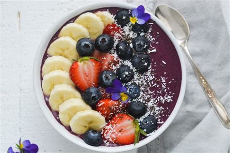 Acai Bowl Recipe With Acai Powder Home Sweet Table Healthy Fresh And Simple Family