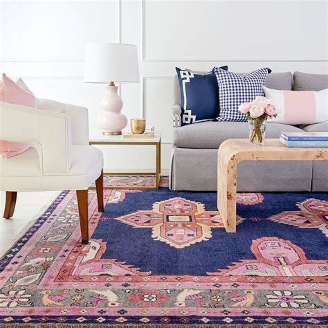Navy rug for any room! Kismet Rug in Navy in 2020 | Guest bedroom design, Home ...