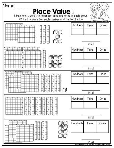 Teaching place value to kids is never easy. Hundreds Tens And Ones Worksheets For Second Grade in 2020 ...