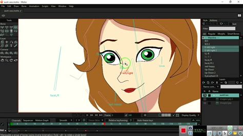 Creating 2d Aunt Cass In Moho Youtube