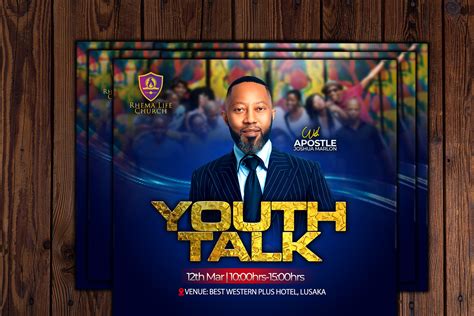 Youth Talk Church Flyer Template