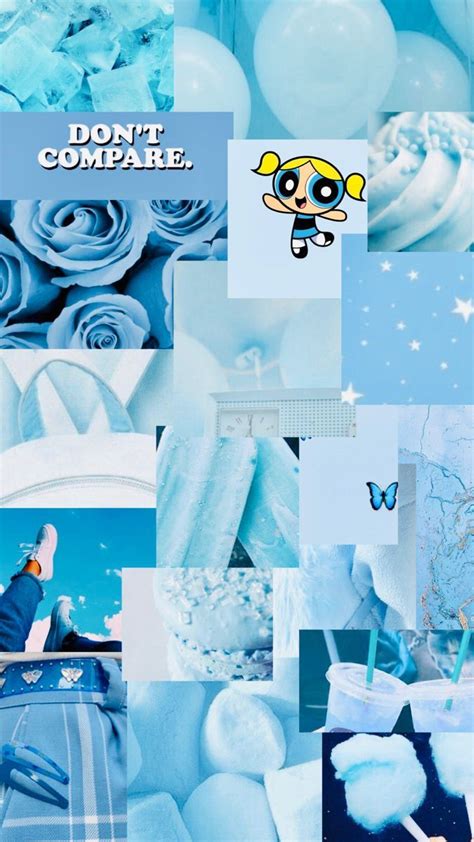 Aesthetic Baby Blue Wallpapers Wallpaper Cave