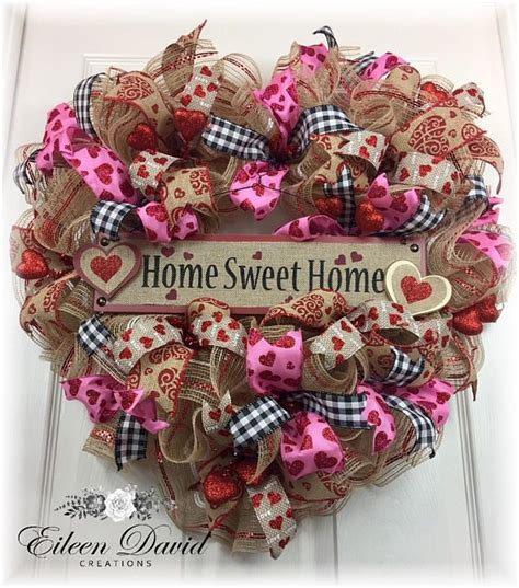 This Beautiful Heart Shaped Wreath Will Look Beautiful On Your Front