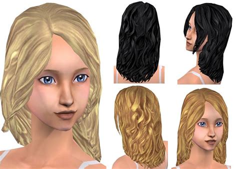 Sims 4 Cc Hair With Bangs Retexture Maxis Match Wantopl