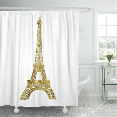 Cynlon Glam Gold Eiffel Tower High Paris Chic Bling Girly Bathroom