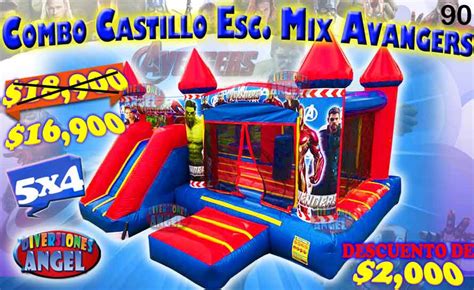 Venta De Brincolines Combo Castillo Escalador Mix