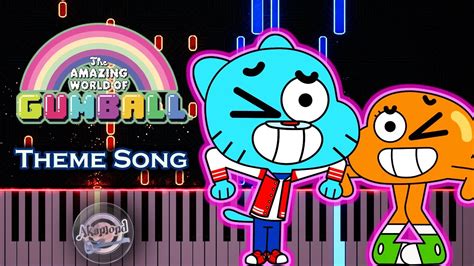 Gumball Theme Song Piano Tutorial And Cover The Amazing World Of