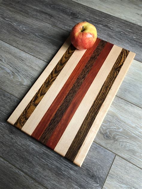 Handcrafted Exotic Wood Cutting Board Made From Species Across Etsy