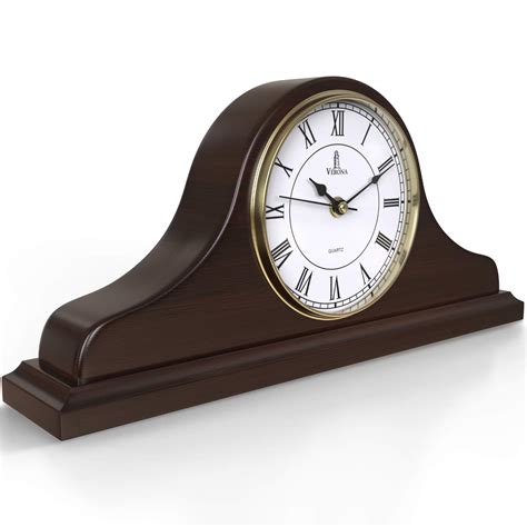 Buy Mantel Clock Battery Operated Wooden Mantle Clock For Living Room