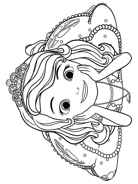 Sofia The First Coloring Pages Free At Free