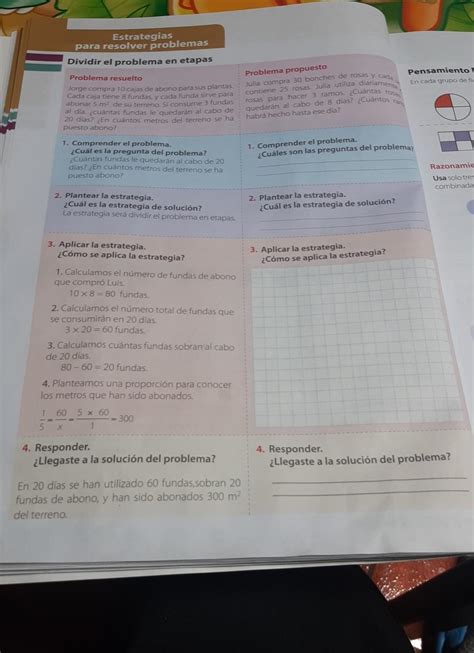 Estrategias Para Resolver Problemas Dividir El Problema En Etapas