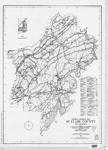 General Highway Map St Clair County Alabama