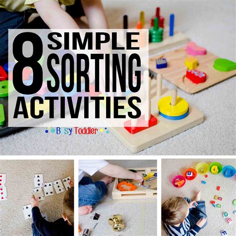 8 Simple Sorting Activities For Toddlers Busy Toddler