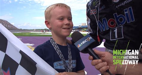 A nascar driver drives a car in nascar races throughout the united states and other countries, competing for financial rewards. Harvick and son Keelan do burnout, make more Michigan ...