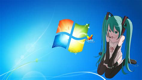 Hatsune Miku Windows 7 Wallpaper By Musicgirl482 On Deviantart
