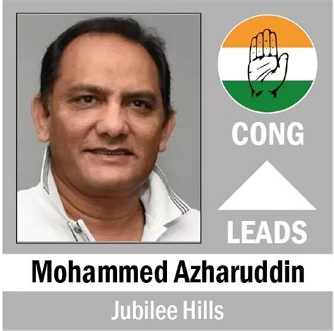 Congress Candidate Mohammad Azharuddin Leading By Telangana