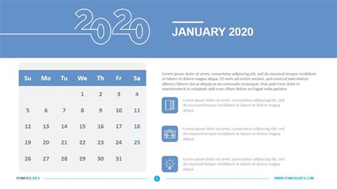 Monthly Calendar 2020 Download Now Powerslides™