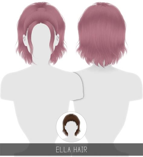 Ella Hair 2 Versions Toddler And Child At Simpliciaty Sims 4 Updates