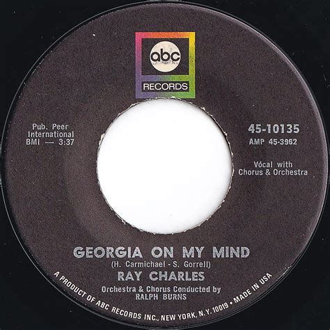Georgia On My Mind Ray Charles Song Review