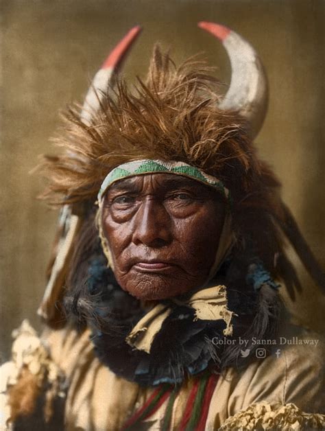 Bull Chief Warrior Of The Apsáalooke Crow Tribe Photographed By
