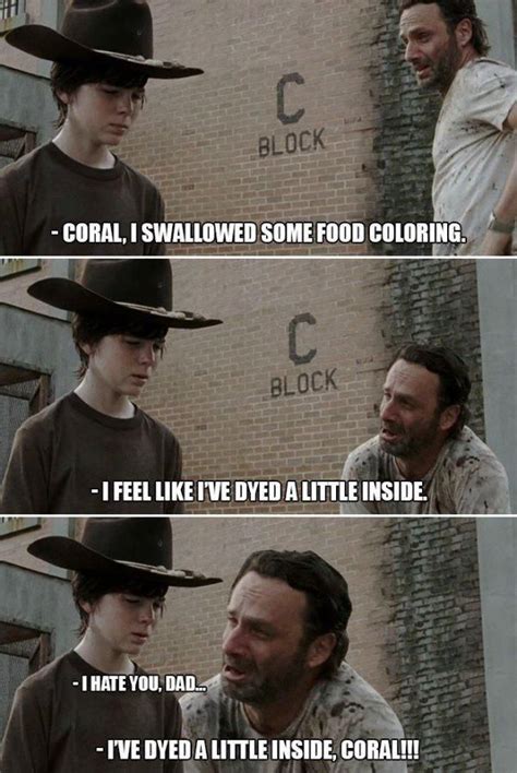 7.this joke that's even funnier the second time around 20 Of The Greatest 'Rick Grimes' Dad Jokes…