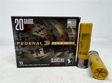 Federal 20 Gauge Black Cloud Tss Ammunition Pwbtssx20939 3