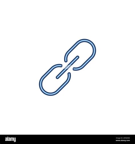 Link Icon Vector Hyperlink Chain Sign And Symbol Stock Vector Image