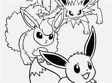 Pokemon Coloring Pages Eevee Evolutions At Getcolorings Free
