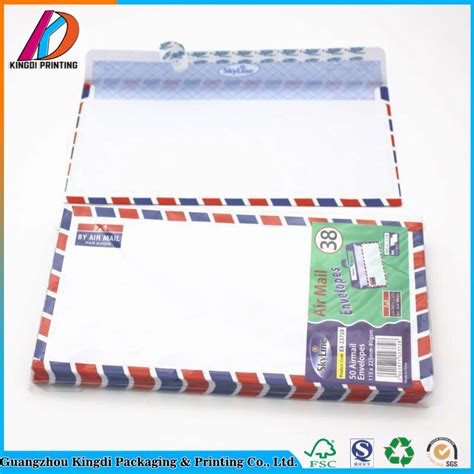 Custom Design Mini Style Airmail Paper Envelope China Mail Paper