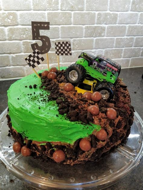 How To Make A Monster Truck Cake The Easiest Cake Youll Ever Make