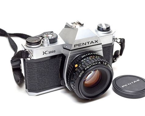 asahi pentax k1000 slr 35mm film camera with smc pentax a f2 0 50mm lens by valuebliss on etsy