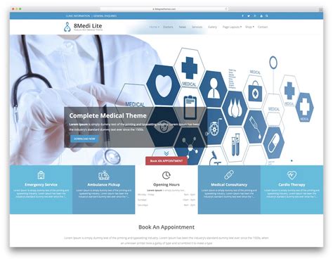 Free Medical Website Templates