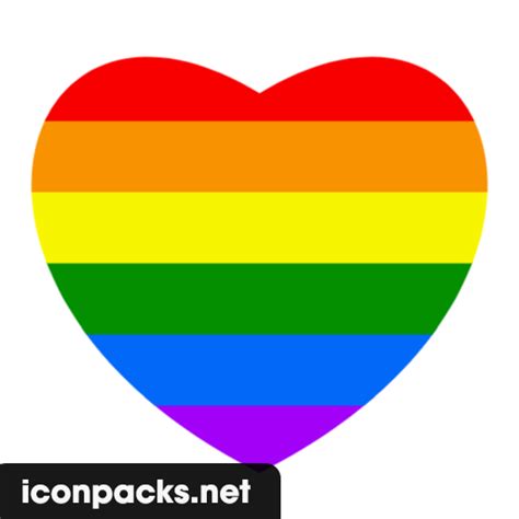 Free Rainbow Heart Svg Png Icon Symbol Download Image