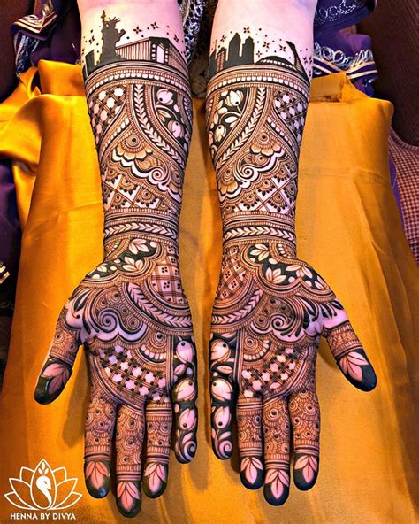 Arabic Bridal Mehndi Designs For The Modern Bride With A Personal Touch