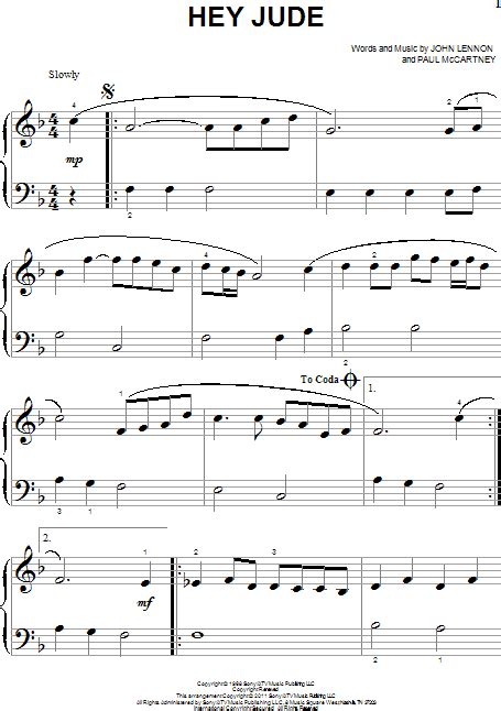 Print and download hey jude by the beatles piano sheet music. Hey Jude - Big Note Piano | zZounds