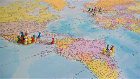 Pin Map Mapa Mundial Para Marcar Con Pines Chinchetas 99900 En