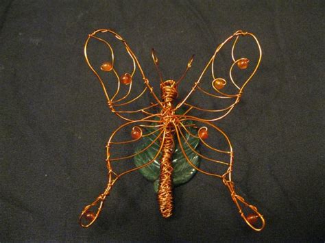 Small Butterfly Copper Wire Sculpture By Feelahthetigress On Etsy Con