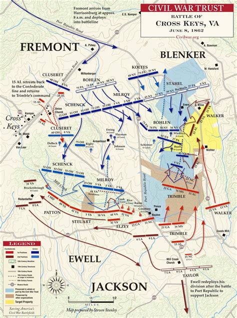 The Battle Of Cross Keys June 8 1862 American Battlefield Trust