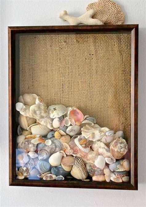 Shadow Box Ideas For Your Seashell Collection Seashell Display Seashell Art Seashell Crafts