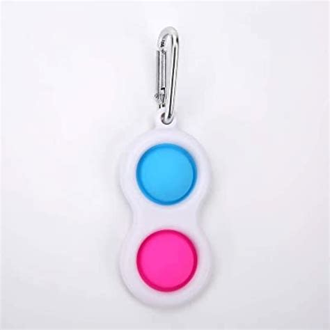 Mini Simple Dimple Fidget Toy Blue Pink Geewiz