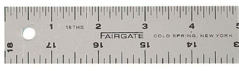Fairgate 36 Inch Cork Back Aluminum Ruler Cr36