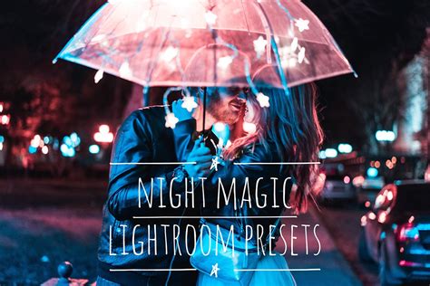 Mobile lightroom presets are very popular among social media influencers because the presets allow them to create a more custom and personalize look to their social posts. Night Magic Lightroom Presets ~ Actions ~ Creative Market